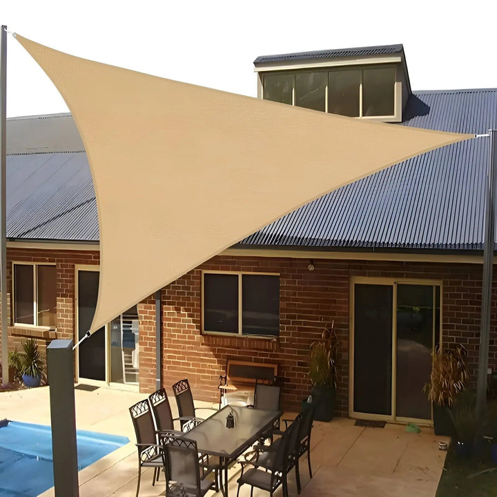 Zonnezeil | Driehoekig schaduwdoek voor terras | UV-bescherming en waterbestendig | AeriCover