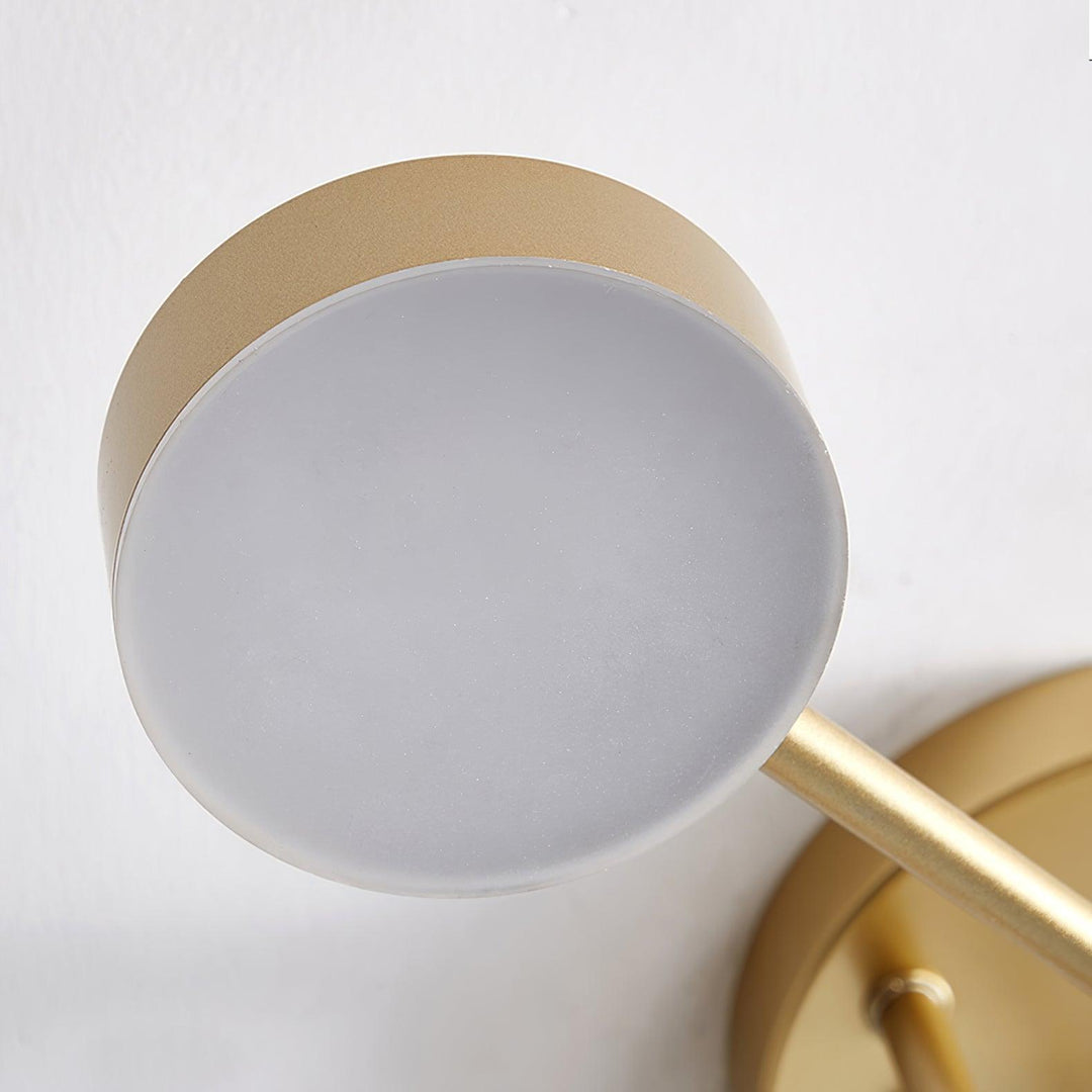 Plafondlamp Sputnik Design met Kruisende Armen en Cilindrische Lichtpunten