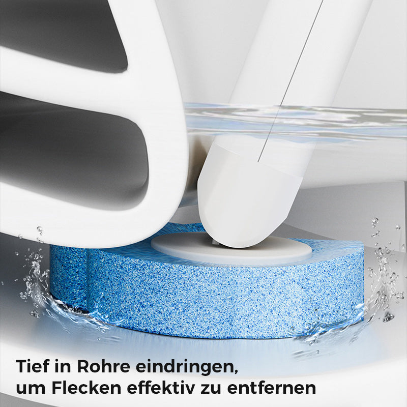 Wegwerptoiletborstel | Antibacteriële, hygiënische sponsopzetstukken