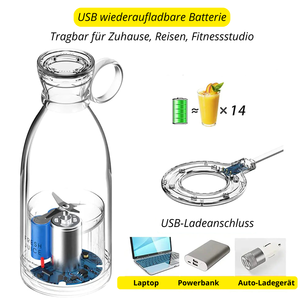 Draagbare Blender voor Elke Gelegenheid - SmoothEase