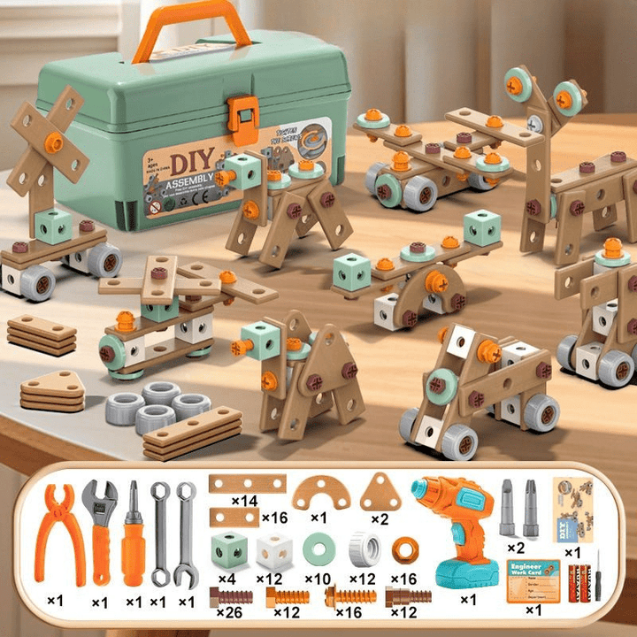 BUILDMASTER – Gereedschapsset voor creatieve kinderen vanaf 3 jaar