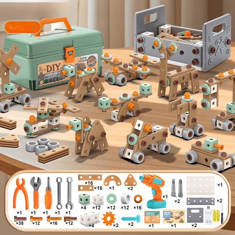 BUILDMASTER – Gereedschapsset voor creatieve kinderen vanaf 3 jaar