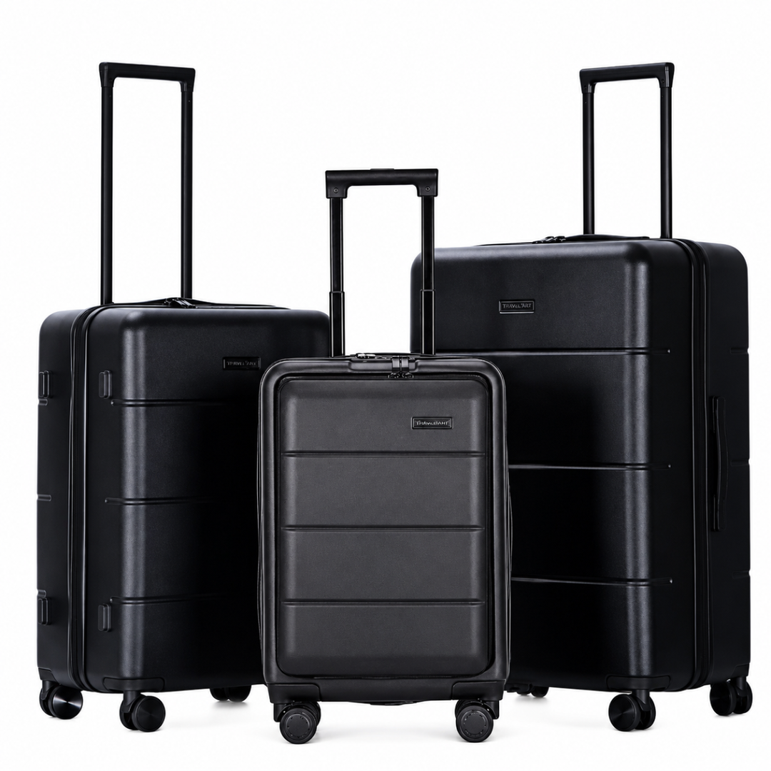 Harde koffers in 3 formaten, los of als 3-delige set