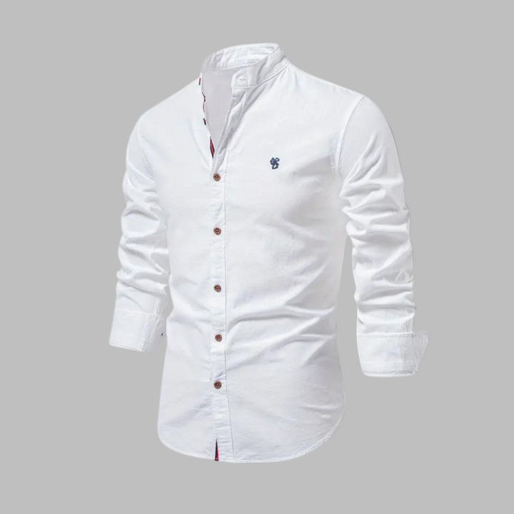 Trendy poloshirt met lange mouwen voor heren