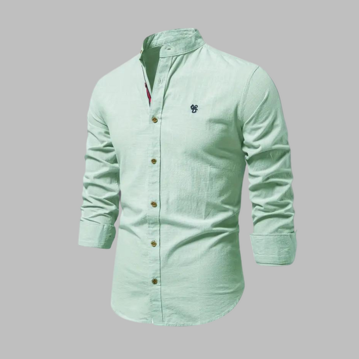 Trendy poloshirt met lange mouwen voor heren