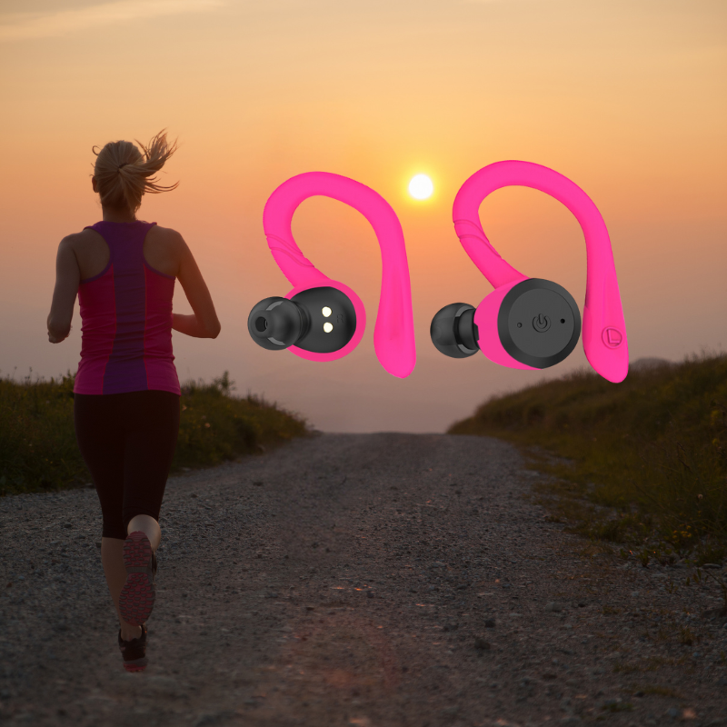 Vega Waterdichte Draadloze Sportoordopjes – 20 Uur Afspeeltijd | Bluetooth 5.0, IPX7 voor Zwemmen en Fitness