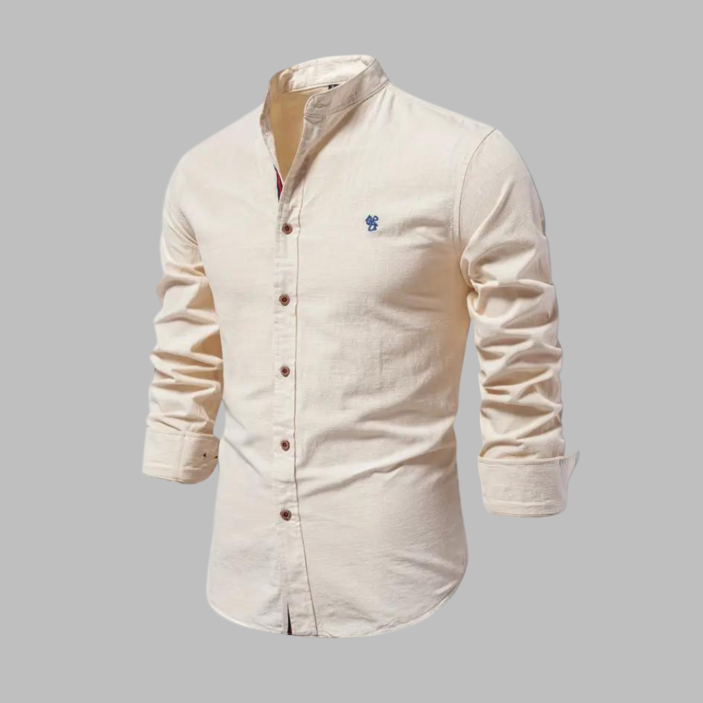 Trendy poloshirt met lange mouwen voor heren