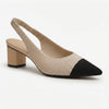 Puntige Neus Slingback Blokhak