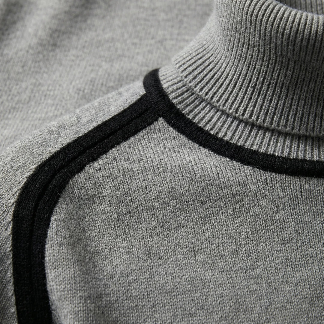VelvarneOversized Roll-Neck Knit Jumper