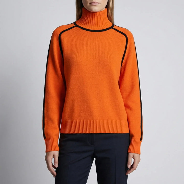 VelvarneOversized Roll-Neck Knit Jumper