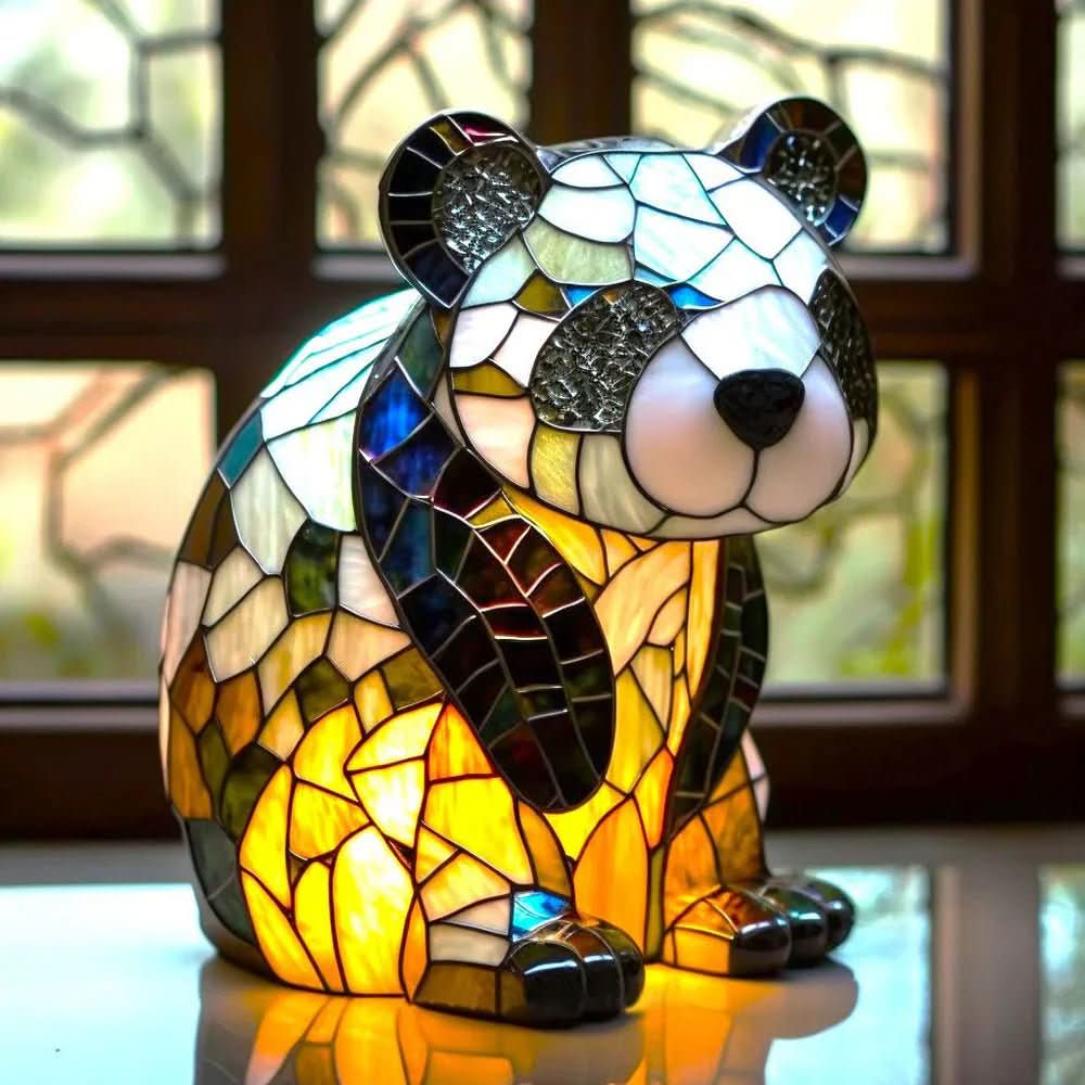 VitraFauna Kunstlamp – Artistieke Tafellamp met Dierenmotief voor Elegante Accenten