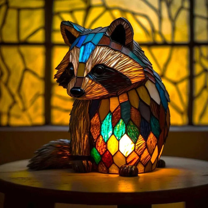 VitraFauna Kunstlamp – Artistieke Tafellamp met Dierenmotief voor Elegante Accenten