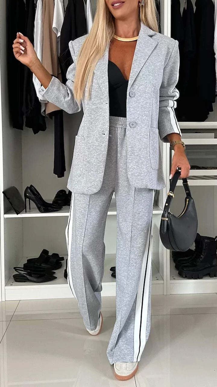 EliteEase VivaSet 2-Delige Set | Blazer en Broek met Relaxed Fit voor een Chique Look