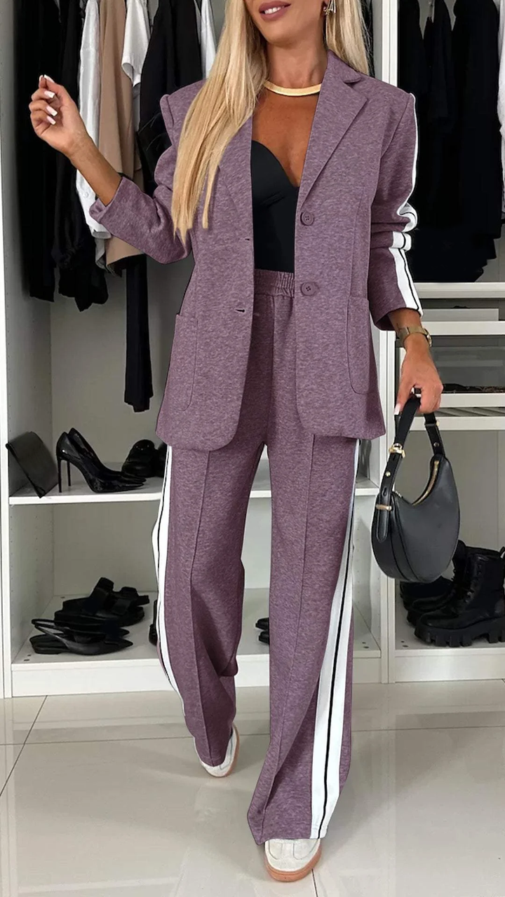 EliteEase VivaSet 2-Delige Set | Blazer en Broek met Relaxed Fit voor een Chique Look