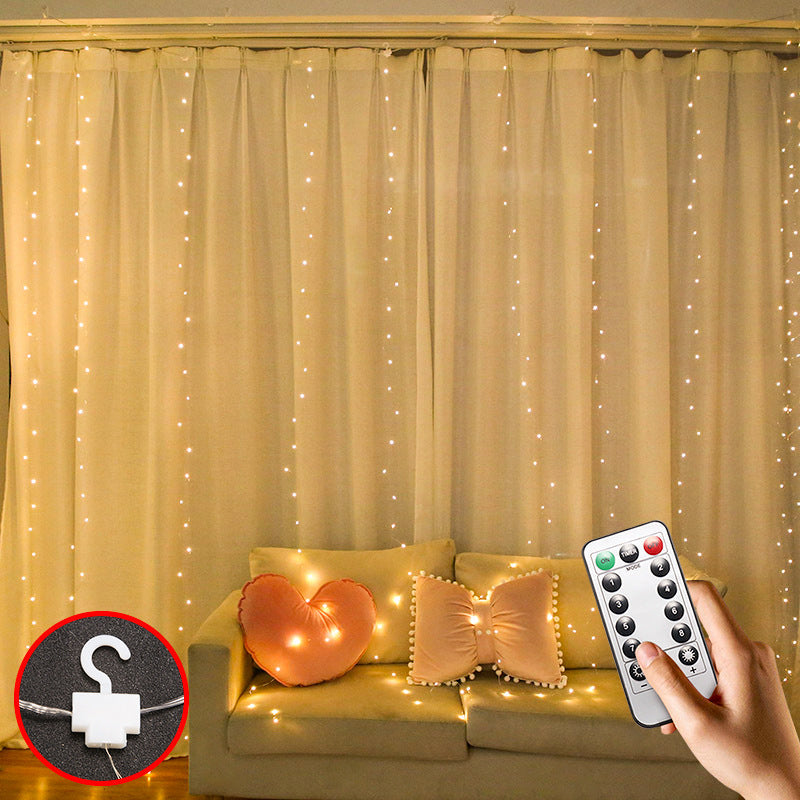 Led-lichtgordijn met USB en afstandsbediening