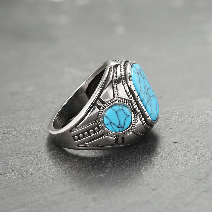 Turkoois Herenring – Thorin