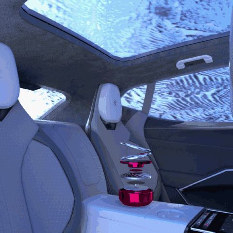 Zonne-energie ruitverwarmer voor de auto tegen ijs en condens