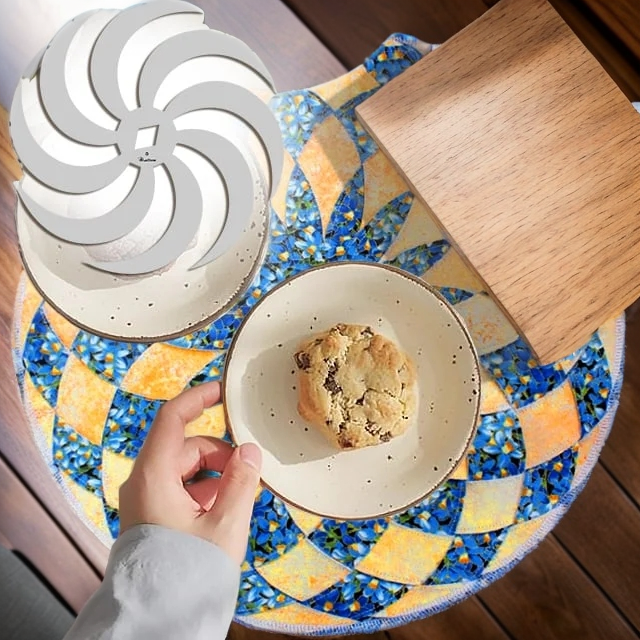 Naaisjablonen voor stoffen placemats - Eenvoudige set voor handgemaakte tafeldecoratie