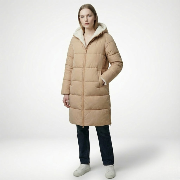 Dames Winterjas Reversible, Dubbelzijdig Draagbaar