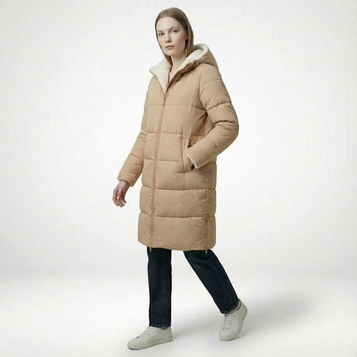 Dames Winterjas Reversible, Dubbelzijdig Draagbaar