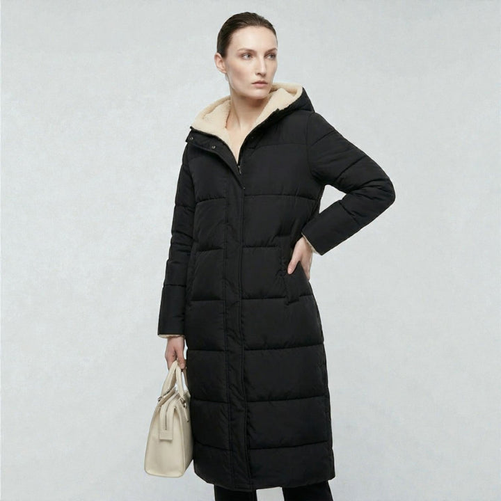 Dames Winterjas Reversible, Dubbelzijdig Draagbaar