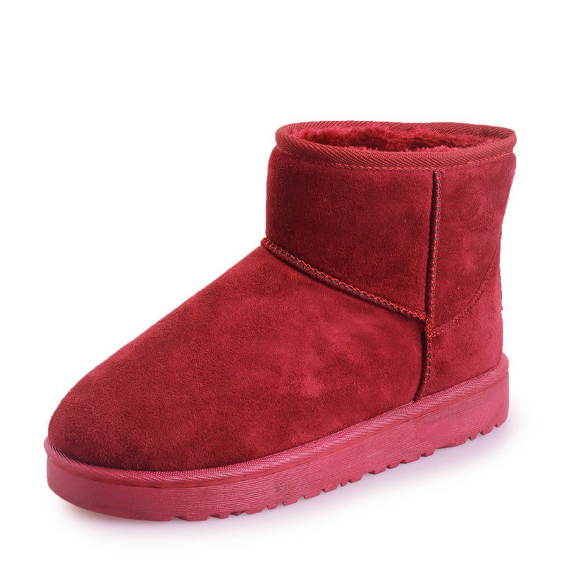 Snowboots voor dames met nepbont en antislip rubberzool