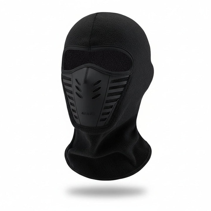 Bivakmuts met fleece en geïntegreerd rubberen ademmasker voor wintersport en buitenactiviteiten