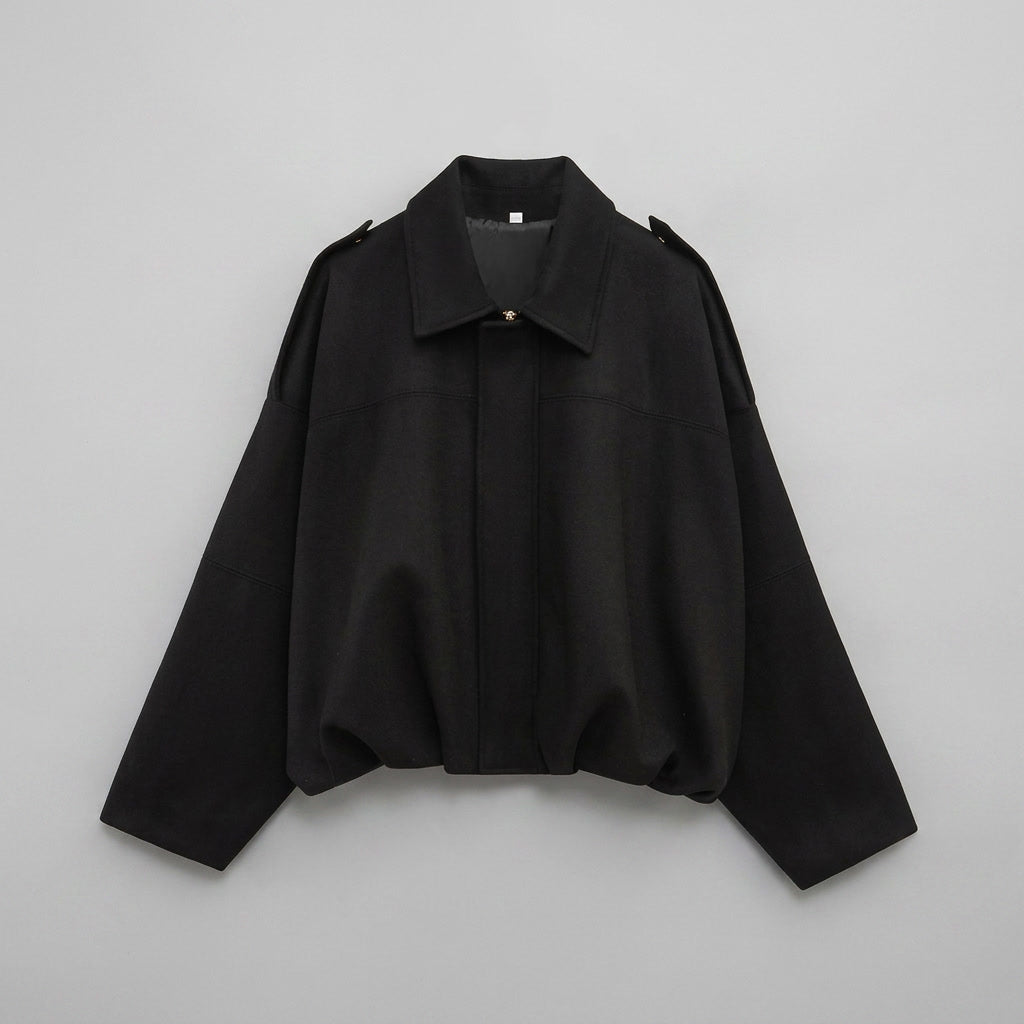 Dames Suède Bomberjack Cropped met Getailleerde Pasvorm