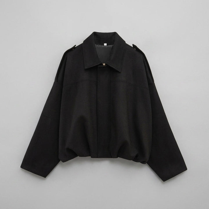 Dames Suède Bomberjack Cropped met Getailleerde Pasvorm