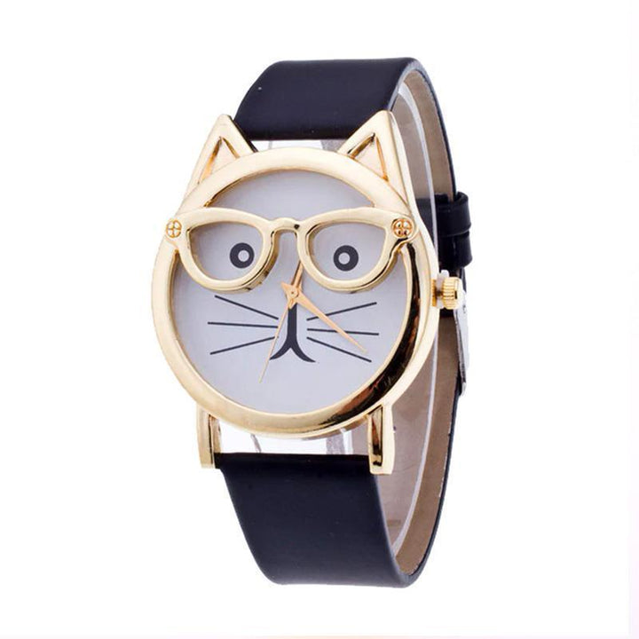 Schattig kattenhorloge