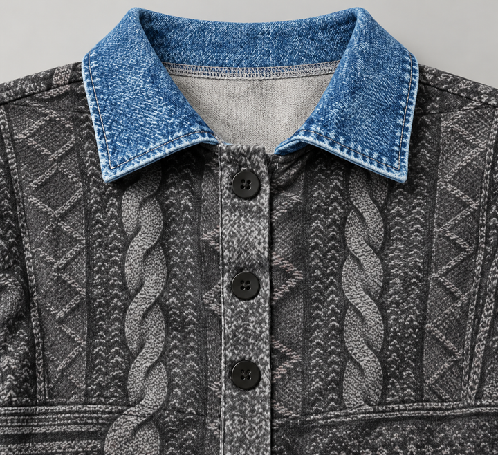 Dames Oversized Sweatshirt – Met Halve Knopen en Kraag, Geschikt voor Casual Gebruik
