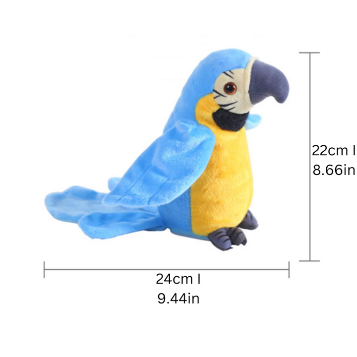 De Kletsende Papegaai Knuffel - Squawkie