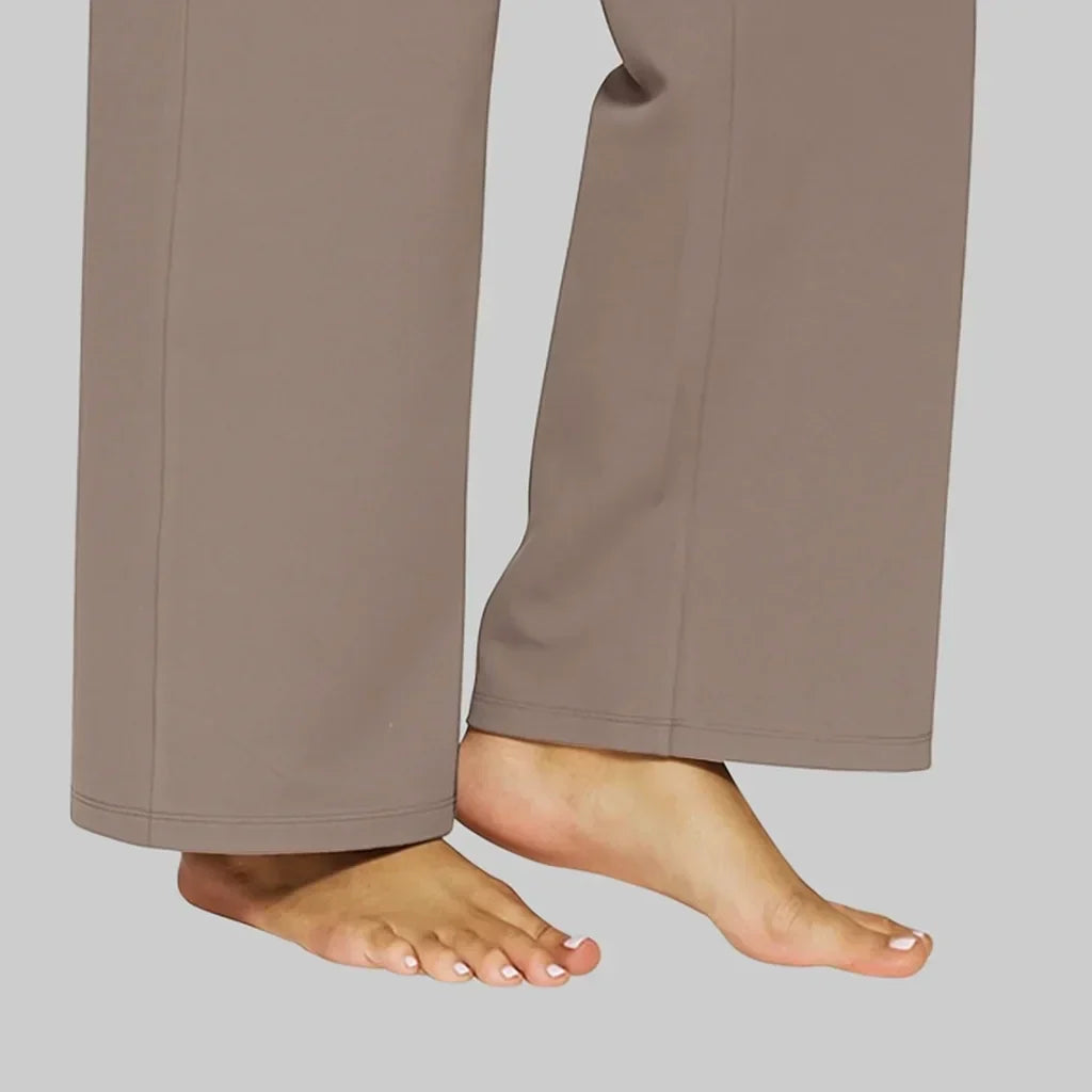 Dames Broek Hoge Taille Stretch – Comfortabele Pull-On Pantalon