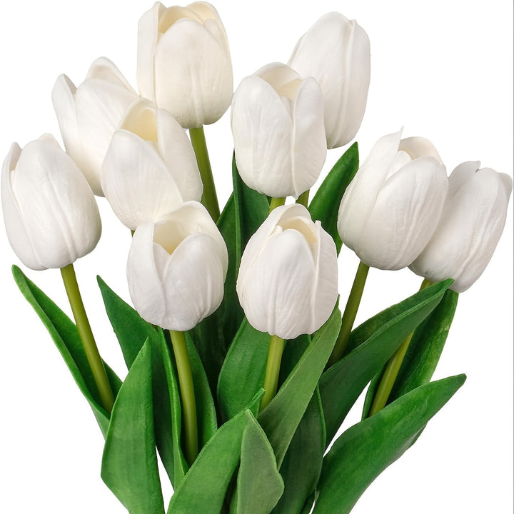 Set van 10 Realistische Tulpen – Perfect voor Bruiloften en Interieurdecoratie