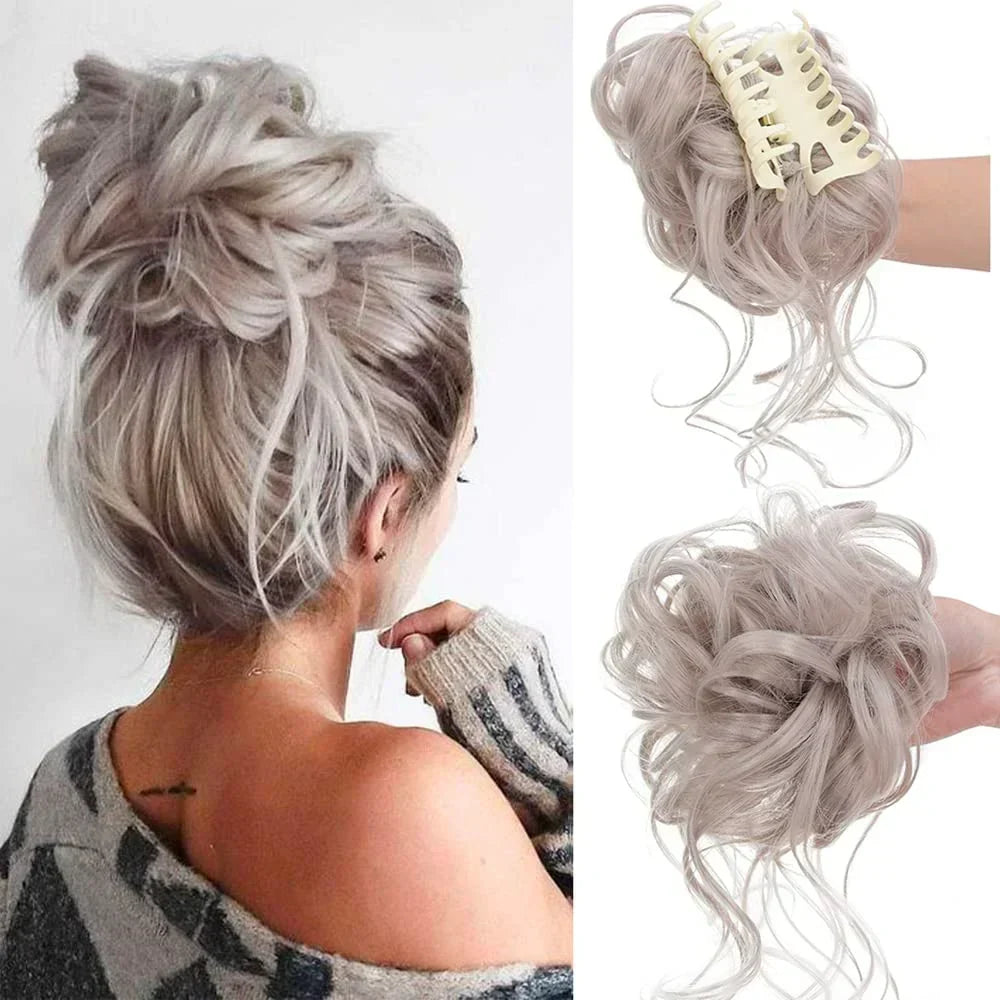 Krullen Chignon – Clip-in Haarextensions met Volume en Natuurlijke Look