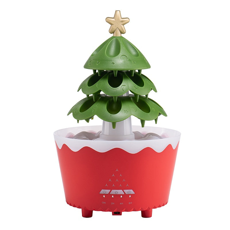 Stille aroma diffuser met timer, afstandsbediening en warm goudlicht