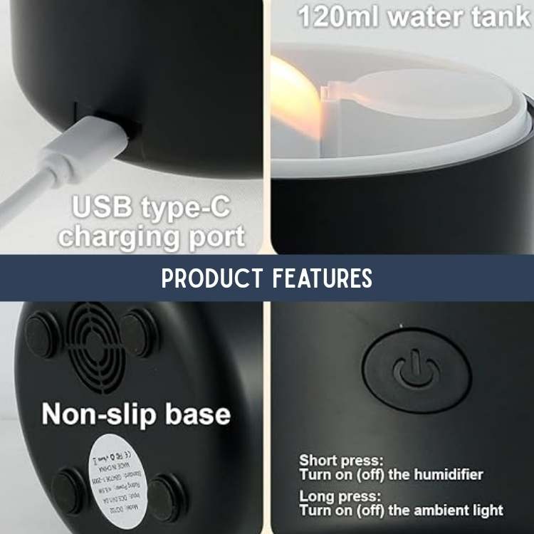 Candlelight Aroma Etherische Olie Diffuser
