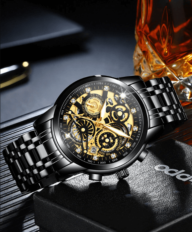 Heren Skeleton Horloge – Eclipse