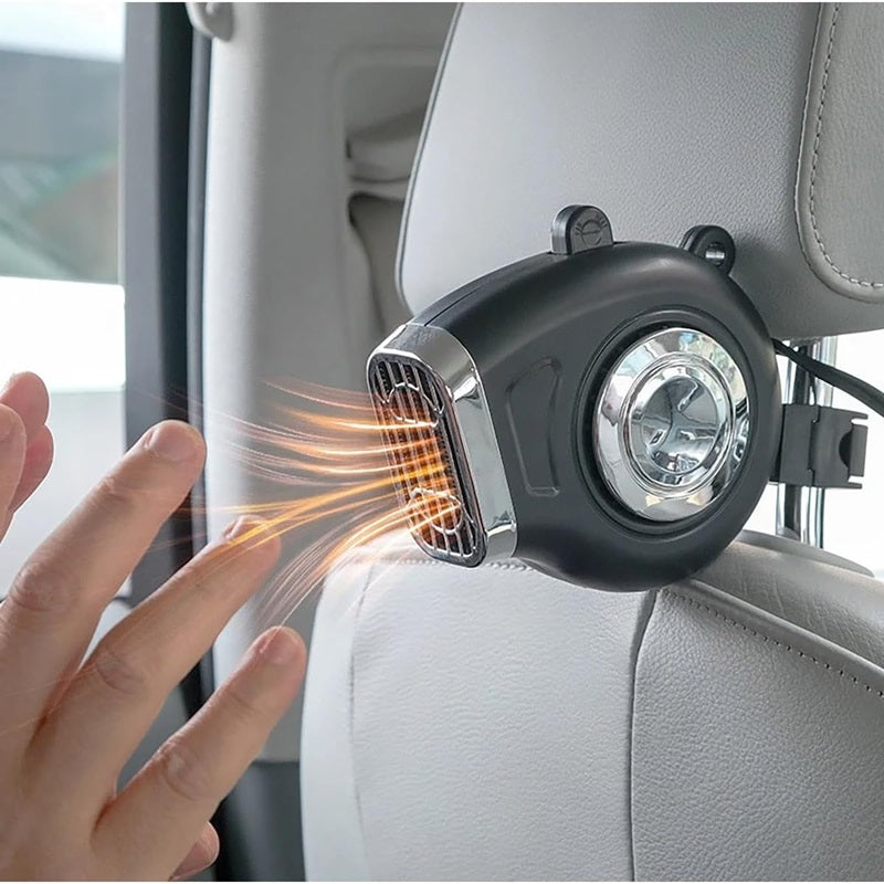 Autokachel 12V met 360° houder en verstelbaar handvat