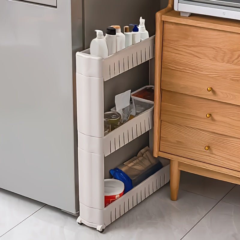 Kleine Opbergtrolley – Praktisch en Mobiel voor Keuken en Badkamer