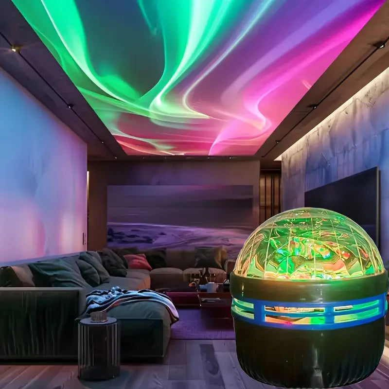 Aurora LED Sterrenhemel Projector – Galaxy RGB Nachtlamp met Afstandsbediening, Perfect voor Slaapkamer & Feestdecoratie"