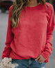 Casual Sweatshirt Met Ronde Hals