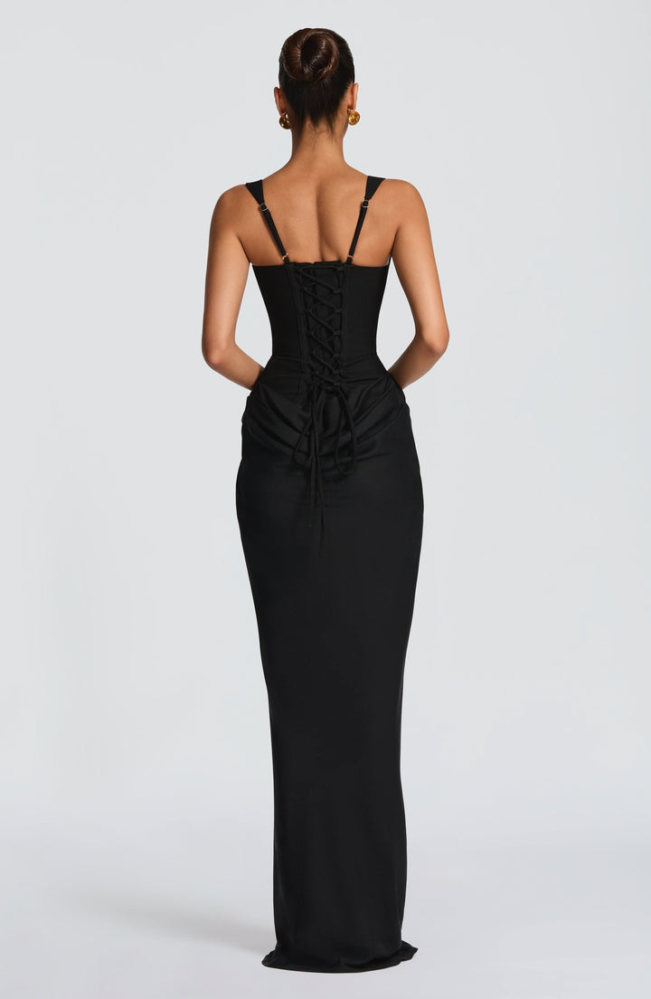 Indy bodycon maxi-jurk