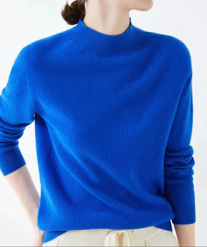 Cashmere trui met ronde hals voor dames