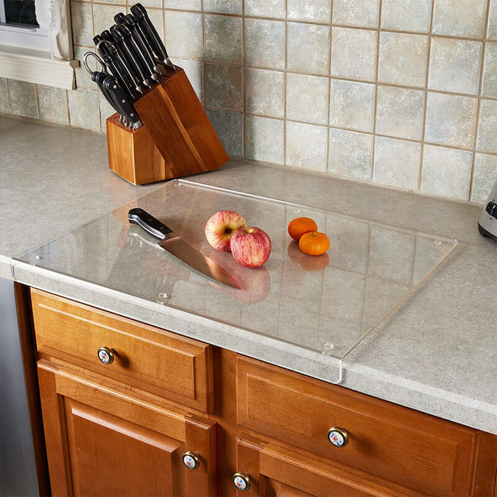 Elegant en Veilig: Antislip Snijplank - GlassEdge