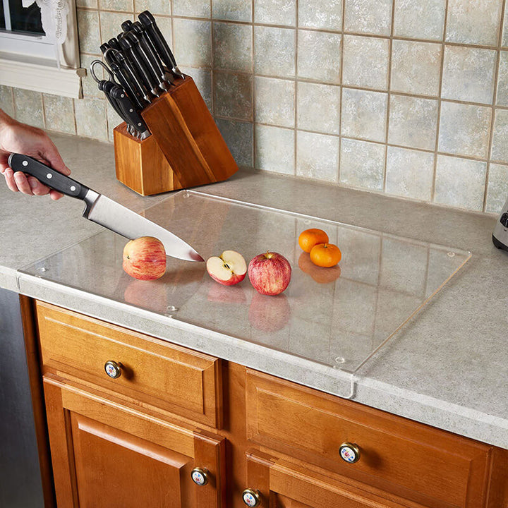 Elegant en Veilig: Antislip Snijplank - GlassEdge