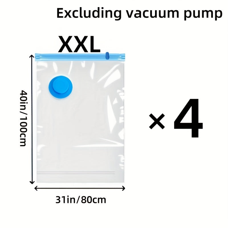Set Vacuümzakken Extra Large – Herbruikbaar, Waterdicht en Ruimtebesparend