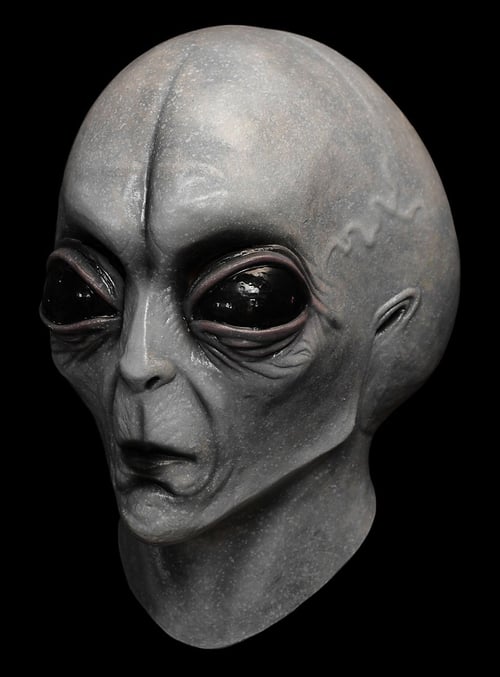 Realistisch CosmicMorph Aliëngezicht | Halloweenkostuum-accessoire, volledig handbeschilderd