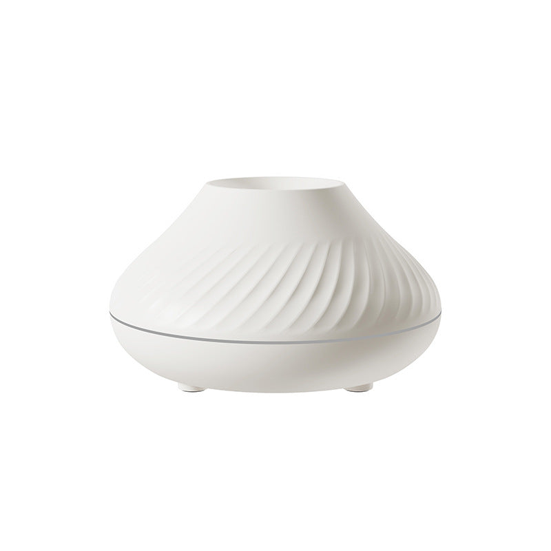 Vlam aroma diffuser met 7 kleuren licht, 130 ml en 8 uur werking