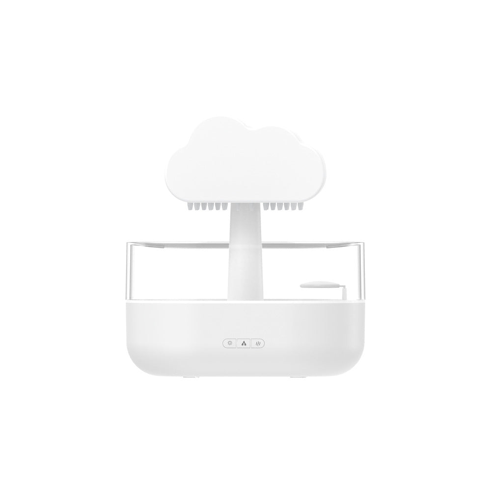 Regenwolk luchtbevochtiger 450 ml met druppelgeluid en 7 kleuren licht